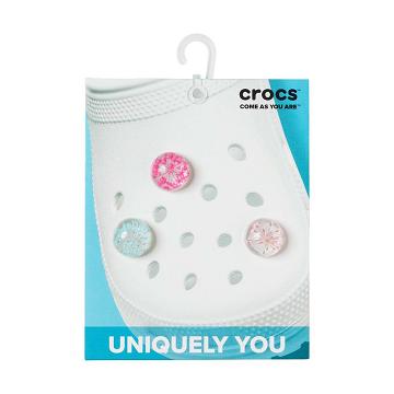 Crocs Encapsulated Flower 3 Pack Men's Jibbitz Charms Multicolor | Australia 1197QMAZ